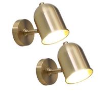 Applique murale de style nordique avec façade miroir, look rétro, veilleuse décorative en fer forgé, 1 pièce/2 pièces