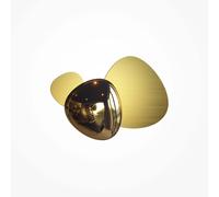 Applique murale décoration murale design luminaire LED inox doré luminaire salon