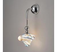 Applique Murale décorative d'intérieur, Applique de Chevet avec Abat-Jour en Verre, Lampe Murale Creative Planet pour Chambre d'enfant, luminaire Mural Nordique Moderne, Douille G9