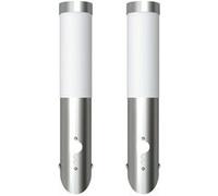 2x Applique Murale A/C Détecteur de Présence Int-Ext Lampe de Jardin vidaXL