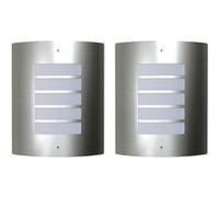 Applique murale design en métal (lot de 2) Argent G