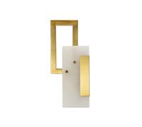 Applique Murale Design en Verre "Cube" 33cm Or