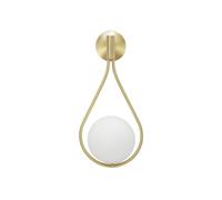 Applique Murale Design "Glamy" 52cm Or & Blanc