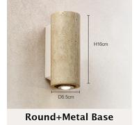 Applique murale, design Wabi Sabi, efficacité LED, base ronde X blanche, lumière chaude