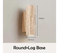 Applique murale, design Wabi Sabi, efficacité LED, base ronde X logarithmique, lumière chaude