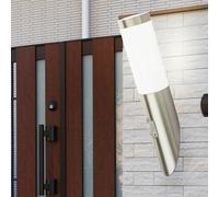 Applique Murale Détecteur de Mouvement Extérieur LED Inox Torche Feu Avant