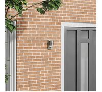 Vidaxl Applique Murale Extérieure Avec Détecteur Argent En Inox Ip44