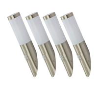 Applique murale Détecteur de mouvement Lampe d'extérieur Applique murale Socle de jardin, télécommande à intensité variable, LED RVB blanc chaud, DxH 7,6x41 cm, lot de 4