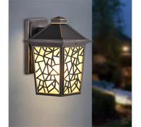Applique murale d'extérieur à LED de luxe - Éclairage européen étanche pour balcon, jardin, cour, villa, couloir - Design moderne contemporain (h 30,5 cm, 1 pièce)