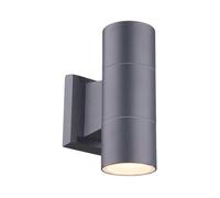Applique murale d'extérieur, applique murale, lampe de jardin, Up Down, anthracite, aluminium, IP44