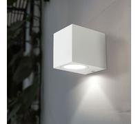 Applique Murale D'Extérieur Applique Murale Lampe Lumière D'Entrée Blanc Dé