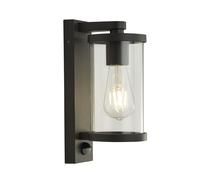 Applique Murale D'Extérieur Avec Détecteur Noir Clair IP44 E27 Moderne : 29 CM