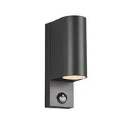 Applique murale d'extérieur design AVA Up and Down Light avec détecteur de mouvement en anthracite