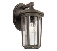 Applique Murale D'Extérieur E27 IP44 37,1 CM Haut En Bronze Antique Lampe Mur