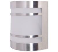 vidaXL Applique Murale Acier Inoxydable Éclairage d'Extérieur Lampe de jardin 42218 Gris G