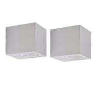 Applique murale d'extérieur 2 pcs Lampe éclairage de jardin terrasse vidaXL