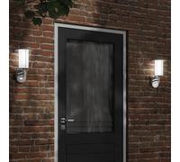 Applique Murale d'Extérieur et Capteurs Lampe Patio Acier Inoxydable vidaXL