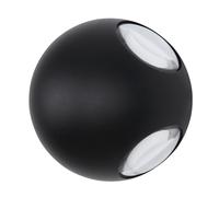 Applique murale d'extérieur lampe de jardin LED aluminium noir mat IP54 D 11 cm