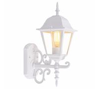 Applique murale d'extérieur, lanterne murale, éclairage extérieur LED, blanc chaud, aluminium, H 40 cm