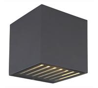 Applique murale d'extérieur LED aluminium verre IP54 anthracite spot spot