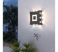 Applique Murale d'extérieur LED avec détecteur de Mouvement, Applique Murale étanche IP65, 18 W, Moderne et Simple, luminaire décoratif pour terrasse, Jardin, Couloir, escalier, Maison
