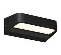 Applique Murale D'extérieur Led Briloner Ahlen, Protection Contre Les Projections D'eau Ip44, Lumière Blanche Neutre, Noir, 14,2 X 8,3 X 5,2 Cm