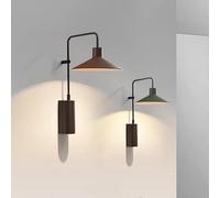 Applique Murale d'extérieur LED Nordique Moderne, 3000K 4000K 6000K, réglable, pour escaliers, Porche, Restaurant, Maison, Couloir, Salon, entrée (Marron)