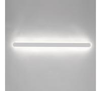 Applique Murale d'extérieur Longue et linéaire, Applique Murale en métal Noir avec Abat-Jour en Acrylique, Bande portique Lumineuse d'ambiance, Applique Murale LED Moderne, étanche IP65, éclairag