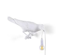 Applique Murale D'extérieur Seletti Bird Looking Right, Blanc