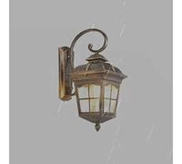 Applique Murale d'extérieur Style rétro européen en Aluminium, Style Victoria, étanche, luminaire Traditionnel à l'envers pour Villa, Cour, Jardin, terrasse, Ferme, 23 x 54 cm
