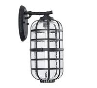 Applique Murale d'extérieur Vintage, Moderne, étanche IP54, E27, luminaire Mural Traditionnel en Aluminium, idéal pour Un Jardin, Une Cour, Un Balcon, Une allée ou Une Villa, Noir, 32 x 20 cm