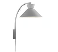 Applique murale DIAL métal gris IP20 E27 - Nordlux, Intérieur