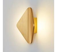 Applique Murale Diamond, Applique Murale en Aluminium et métal brossé, éclairage décoratif de Couloir, LED Moderne (6 W - 3 000 K), Lampe de Chevet Minimaliste