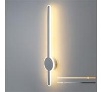 Applique Murale D'intérieur À LED À Intensité Variable, Longue Bande De Lumière vers Le Haut Et vers Le Bas, Luminosité Réglable, Bandes Lumineuses Modernes en Aluminium Et Acrylique,Blanc,60CM 26W