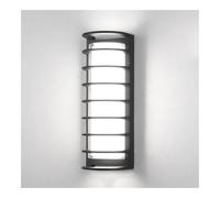 Applique murale d'intérieur à LED, éclairage extérieur moderne noir, lanterne étanche IP65 pour jardin, villa, cour, balcon, hall d'entrée, couloir, porche, patio, porte d'entrée (A, 6 000 K)