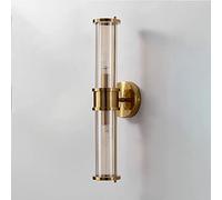 Applique Murale d'intérieur Moderne en Laiton avec Abat-Jour en Verre, luminaire pour Chambre à Coucher, Chevet, Salon, Miroir, façade de Maison