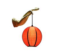 Applique Murale D'Intérieur Style Cheminée, Veilleuse Rétro Chinoise, Applique Murale Décorative Pour Couloir Ou Allée, Couleur Bergamote, Lampe Classique de Jardin Zen, Applique Murale D'Ambiance de