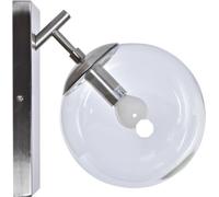 Applique murale DKD Home Decor 25W cristal argenté métal 220 V (20 x 25 x 27 cm)
