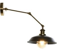 Applique murale DKD Home Decor Noir Or Métal 50 W Vintage 220 V 26 x 53 x 23 cm