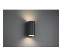 Trio Leuchten Roya 204260242 Applique murale d'extérieur en aluminium moulé sous pression Anthracite 2 x GU10