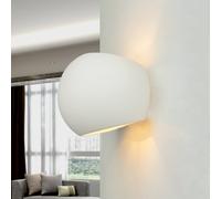 Applique Murale Downlight En Gypse Blanc Peignable Petite E27