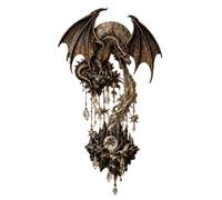 Applique Murale Dragon Lumière Lampe 2D Gothique À Lueur Chaude Décoration | Appliques Murales Dragon Éclairage pour Halloween Couloir Salon Chambre Entrée Escalier