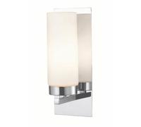 Applique murale E14, max. 40W, IP44, chrome et blanc - Markslöjd - Norrsundet