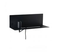 Applique Devara USB C E27 230V max. 40W gradable Noir mat Noir mat G