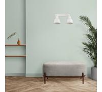Applique murale Emoti Argon, dimmable, beige, Salon / Salle à manger, Métal, Industriel, Applique Murale