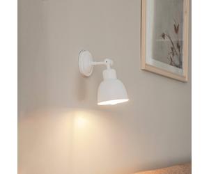 Applique murale Emoti Euluna, dimmable, blanc, Salon / Salle à manger, Métal, Industriel, Applique Murale
