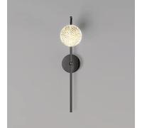 Applique Murale en Acrylique et métal, Lampe Murale géométrique MiCentury, Applique Murale Boule Magique, luminaires LED décoratifs pour Salon, escaliers, Chambre à Coucher