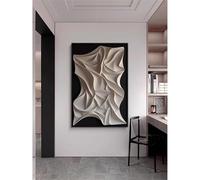 Applique Murale en Acrylique pour entrée, décoration Artistique, Paysage, Lampe Murale Suspendue, œuvre d'art, Peinture, Sculpture Murale pour Salon, Chambre à Coucher, entrée, A, 60 x 80 cm