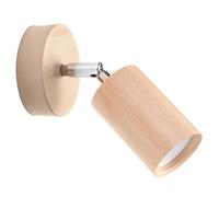 Applique murale Sollux Lighting BERG - GU10 - Bois naturel - 10x20 cm