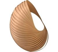 Applique murale en bois, style moderne minimaliste, source lumineuse LED, un diamètre de 20 cm